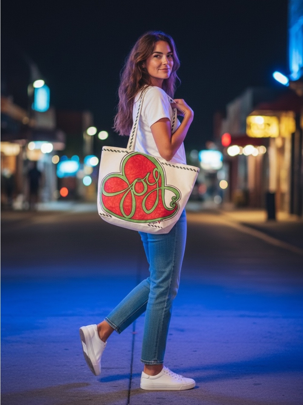 Brighton Peace and Joy Large Tote Bag - Picture 3 of 5
